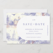 Toile de Jouy Art Wedding Save The Date (Vorderseite)