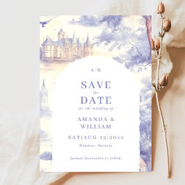 Toile de Jouy Art Wedding Save The Date