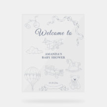 Toile de Jouy Baby-Party zur Begrüßung des neuen B