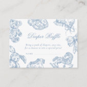 Toile de Jouy Babydusche Windelwanne Begleitkarte (Vorderseite)