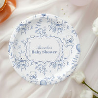 Toile De Jouy Bear Babydusche