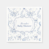 Toile De Jouy Bear Babydusche Serviette (Vorderseite)
