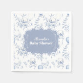 Toile De Jouy Bear Babydusche Serviette (Vorderseite)