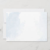 Toile De Jouy Blue Capsule Note Message Card Einladung (Rückseite)