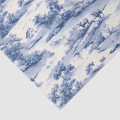 Toile De Jouy Blue Seidenpapier (Ausschnitt)