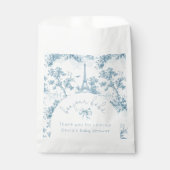 Toile de Jouy Bonjour Bebe Paris Vielen Dank Geschenktütchen (Vorderseite)