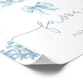 Toile de Jouy Bonjour Gevor bonjour bebe Poster (Ecke)