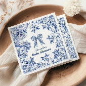 Toile De Jouy Bow Babydusche Serviette