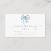 Toile de jouY Bow Paris Rezept für die Braut Begleitkarte (Vorderseite)