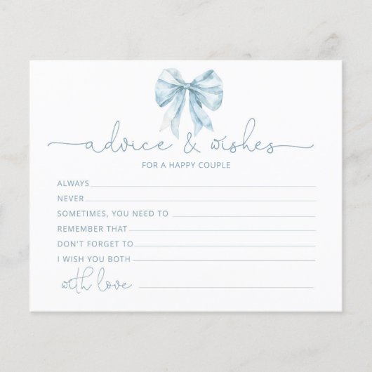 Toile de Jouy Bow Rat und Wünsche Bridcard (Vorderseite)