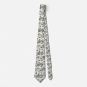 Toile de Jouy Countryside Neck Tie | Klassisch Krawatte (Vorderseite)