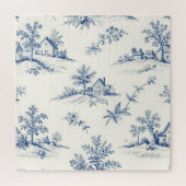 Toile de Jouy Countryside Seamless Pattern Puzzle (Vertikal)