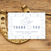 Toile De Jouy Cowboy Babydusche Danke