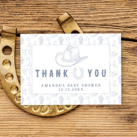 Toile De Jouy Cowboy Babydusche Danke