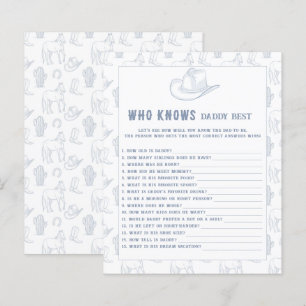 Toile de jouy Cowboy - Wer kennt Daddy best game
