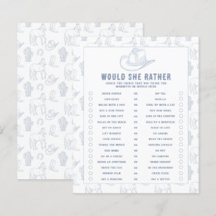 Toile de Jouy Cowboy - Würde sie etwas dagegen tun