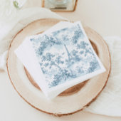 Toile de Jouy Eiffel Turm Pariser Chinoiserie Serviette