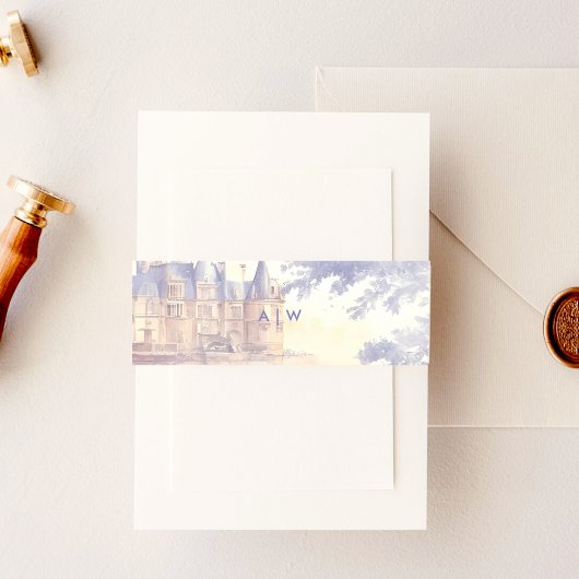 Toile de jouy einladungsbanderole