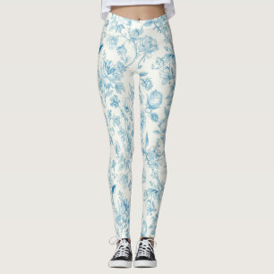 Toile de Jouy Französische Chinoiserien Pfingstros Leggings