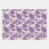 Toile De Jouy French Elegant Pasture Cottage Farm Geschenkpapier Set (Vorderseite 2)