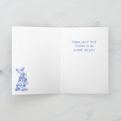 Toile De Jouy Happy Oaster Grußkarte Karte (Innenseite)