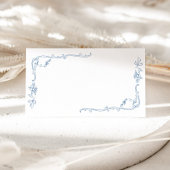 Toile de jouy Hochzeit Platzkarte