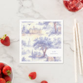Toile de Jouy Kunst Serviette (Beispiel)