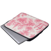 Toile de Jouy Laptop-Hülle Laptopschutzhülle (Vorne Knopf)