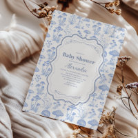 Toile De Jouy Mushrooms Woodland Babydusche