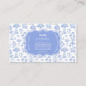 Toile De Jouy Mushrooms Woodland Books for Baby Begleitkarte (Vorderseite)