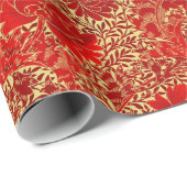 Toile de Jouy Muster. Geschenkpapier (Rolleneckpunkt)