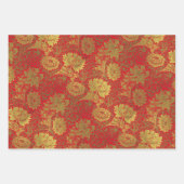 Toile de Jouy Muster. Geschenkpapier Set (Vorderseite 2)