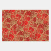 Toile de Jouy Muster. Geschenkpapier Set (Vorderseite)