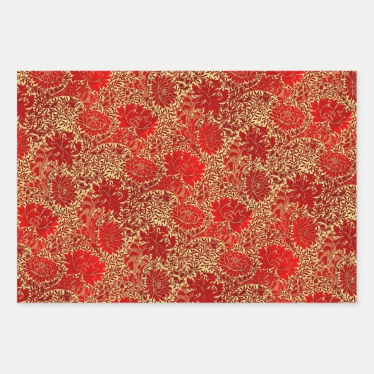 Toile de Jouy Muster. Geschenkpapier Set (Vorderseite)