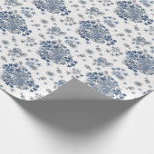 Toile-De-Jouy-Muster-Hochzeit Geschenkpapier (Ecke)