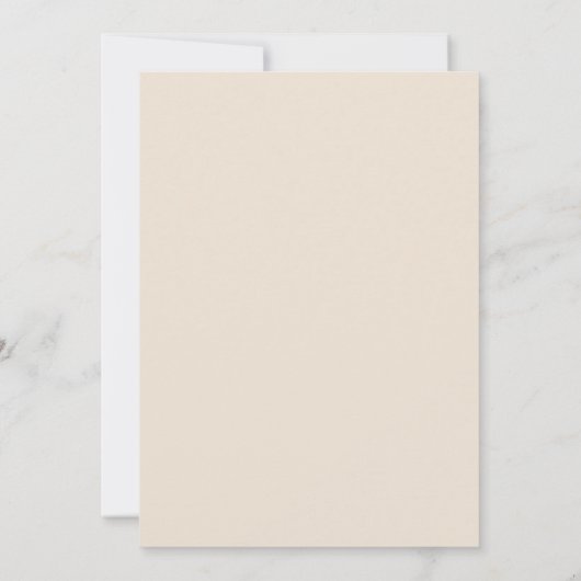 Toile De Jouy Neutral Baby Dusche mit Bow Einladung (Rückseite)