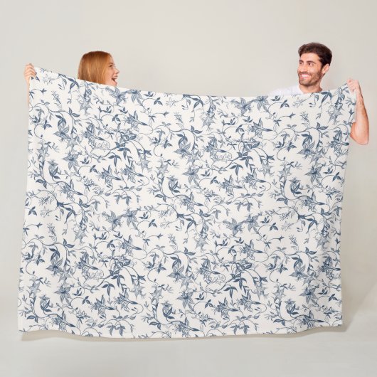 Toile De Jouy Pattern Fleecedecke (Beispiel)