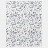 Toile De Jouy Pattern Fleecedecke (Vorderseite)
