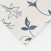 Toile De Jouy Pattern Fleecedecke (Ecke)