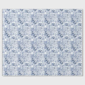 Toile-De-Jouy Pattern Wedding  Geschenkpapier (Flach)