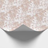 Toile-De-Jouy Pattern Wedding  Geschenkpapier (Ecke)