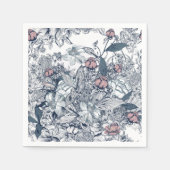 Toile-De-Jouy Pattern Wedding  Serviette (Vorderseite)