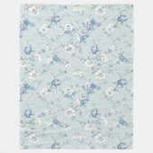 Toile De Jouy Peonies Fleecedecke (Vorderseite)