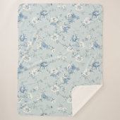 Toile De Jouy Peonies Sherpadecke (Vorderseite)