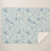 Toile De Jouy Peonies Sherpadecke (Vorderseite (Horizontal))
