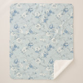 Toile De Jouy Peonies Sherpadecke (Vorderseite)