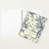 Toile de jouy personalisierter Vintager Muttertag Planer (Anzeige)