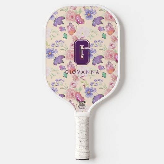 Toile de Jouy  Pickleball Paddle (Vorderseite)