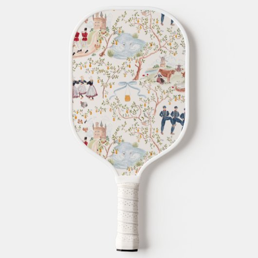Toile De Jouy Pickleball Schläger (Rückseite)