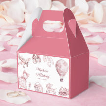 Toile De Jouy Pink Birthday Party